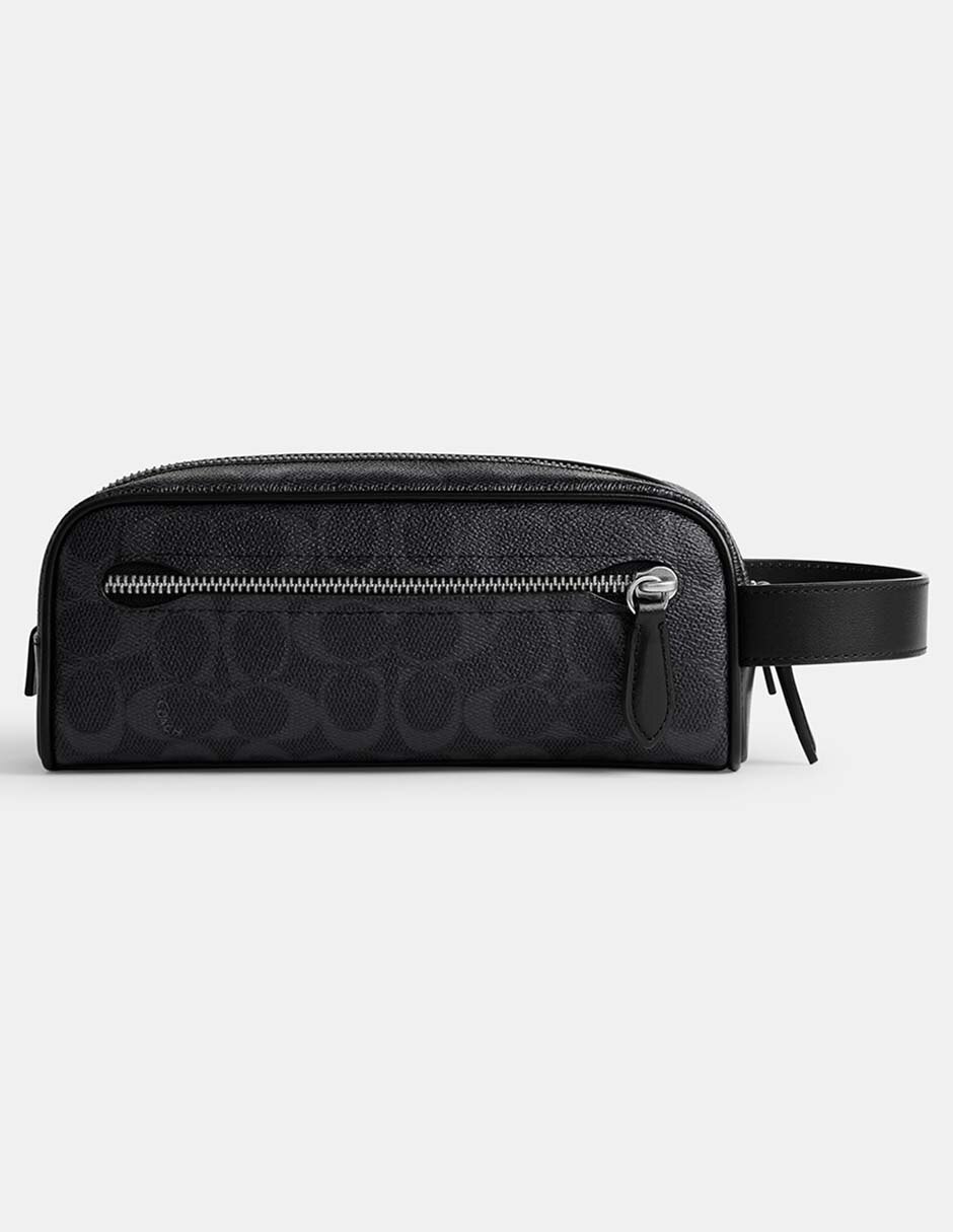"set/bolsa" neceser signature no aplica "de" piel y vinil "para" (si aplica) hombre 1