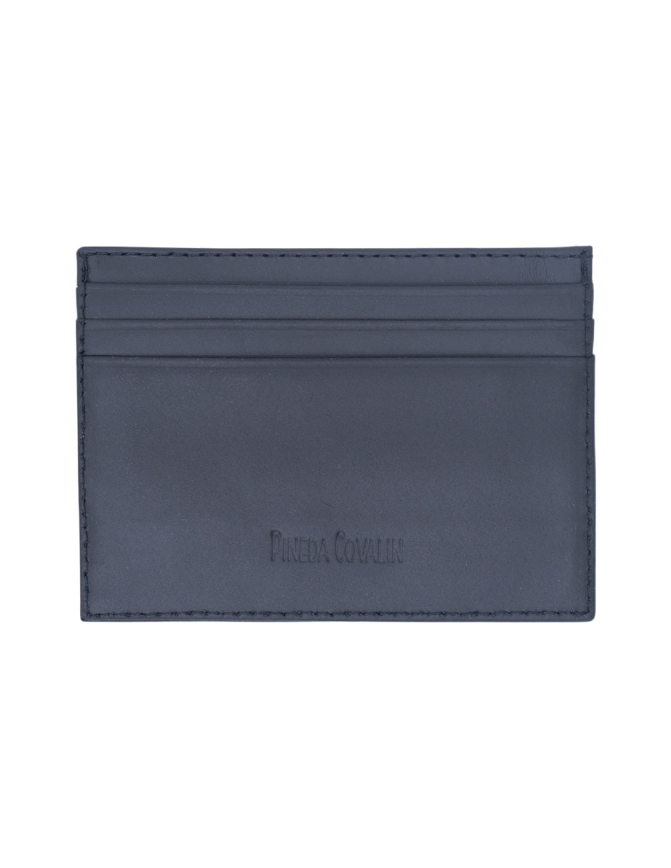 Tarjetero Pineda Covalin piel Campos agave para hombre