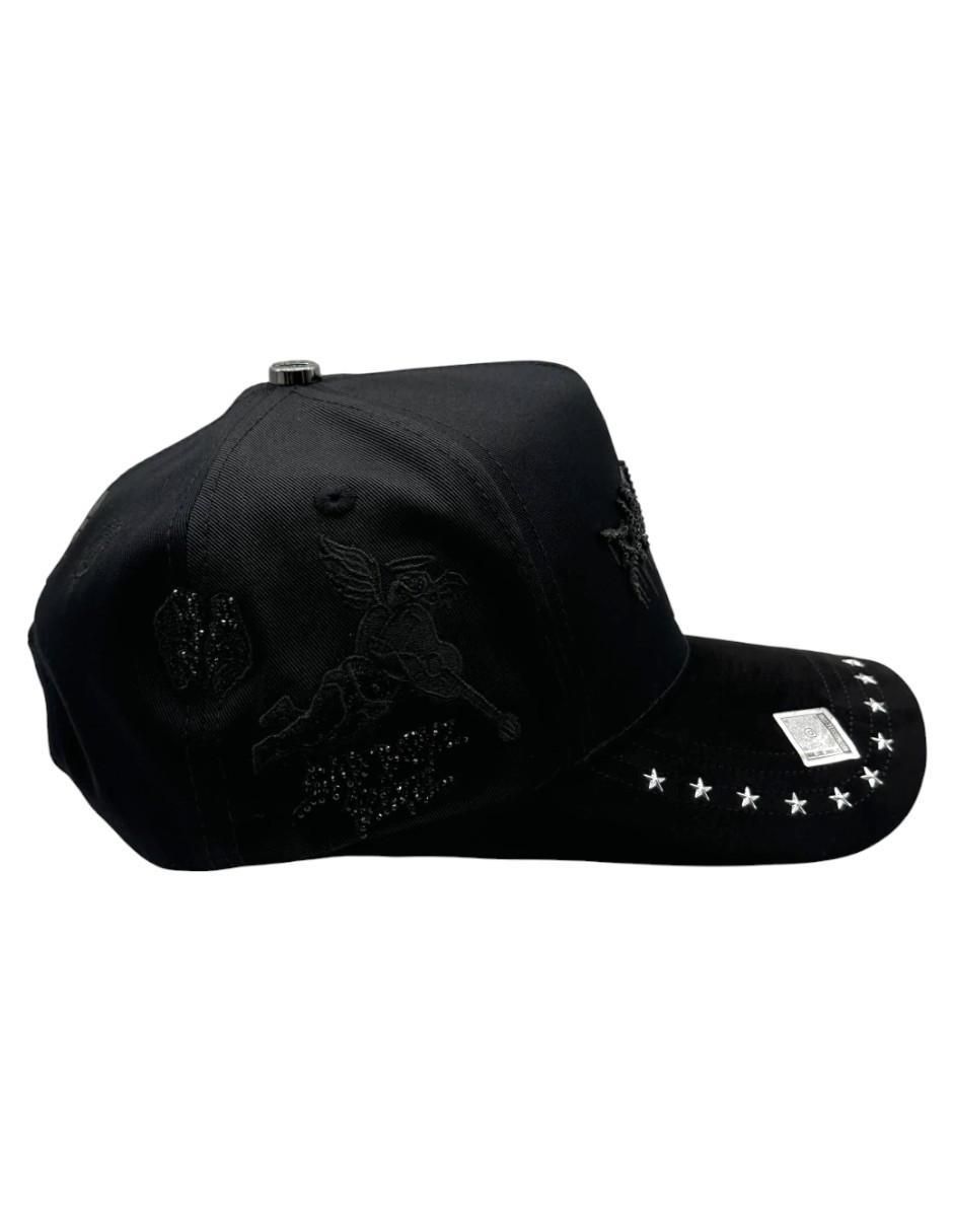 Gorra con visera semicurva snapback Sad Boyz Black para adulto 4