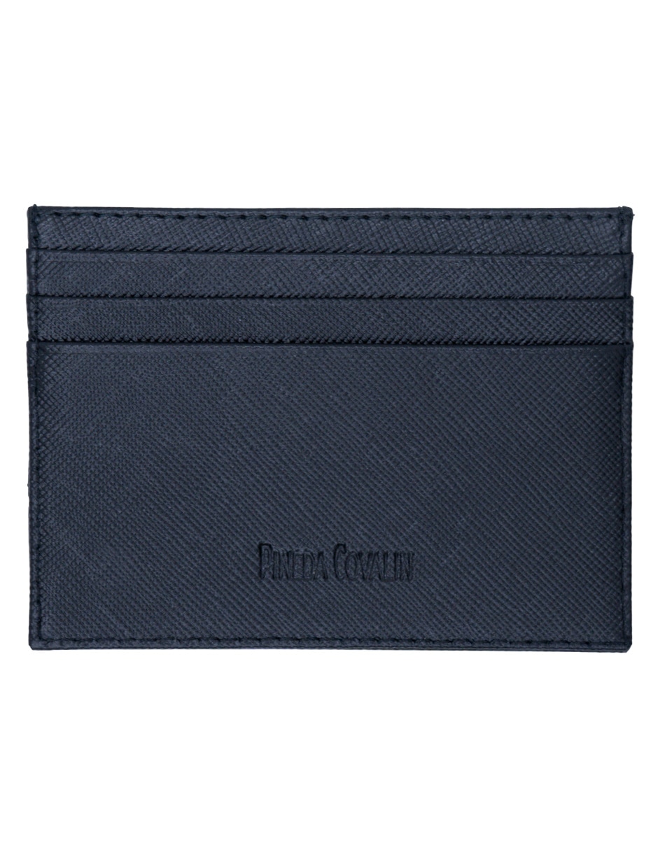 Tarjetero Pineda Covalin de piel Coatlicue Cabeza Bicefala para hombre 2