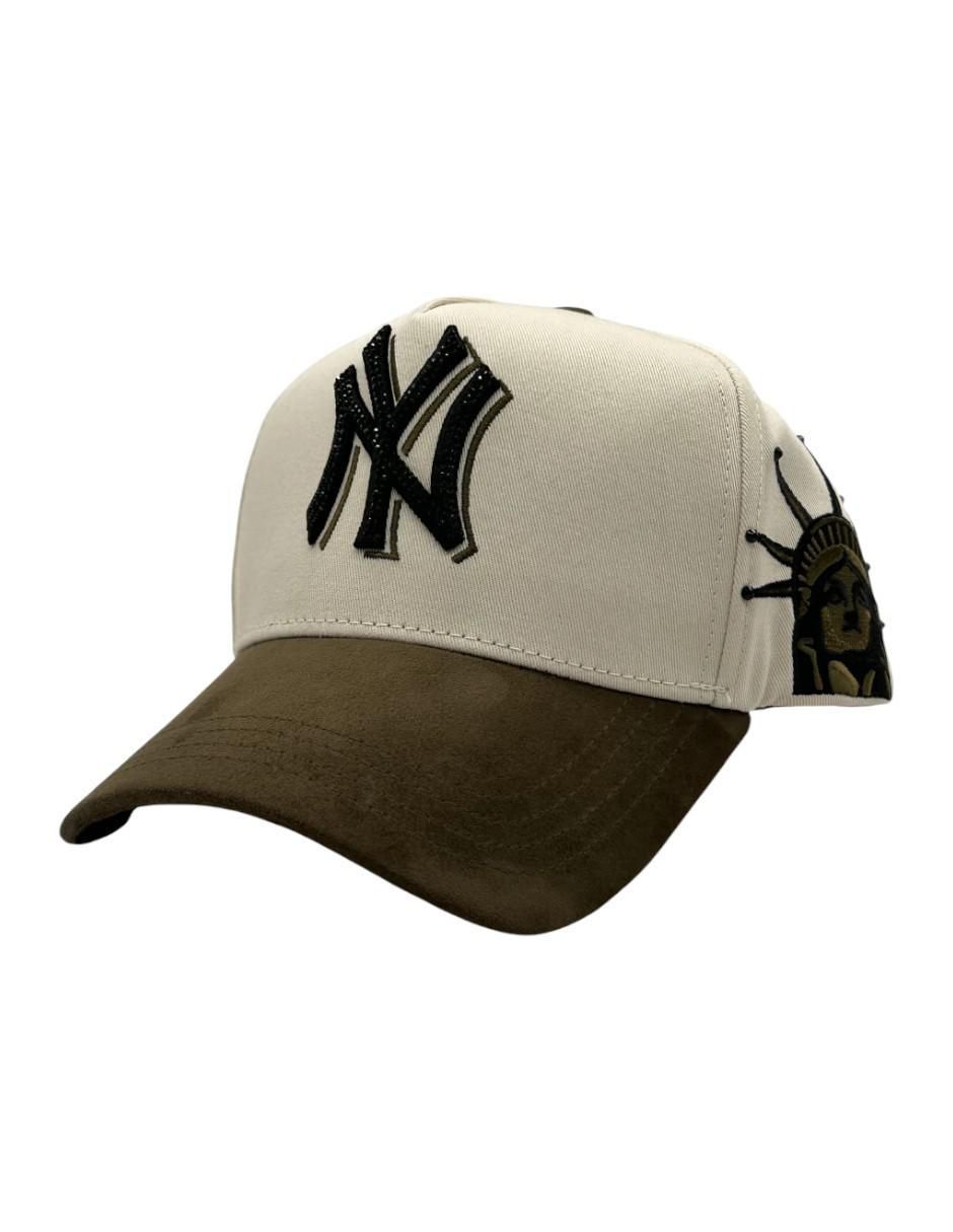 Gorra visera curva snapback casual Big Boss Green Tan para hombre