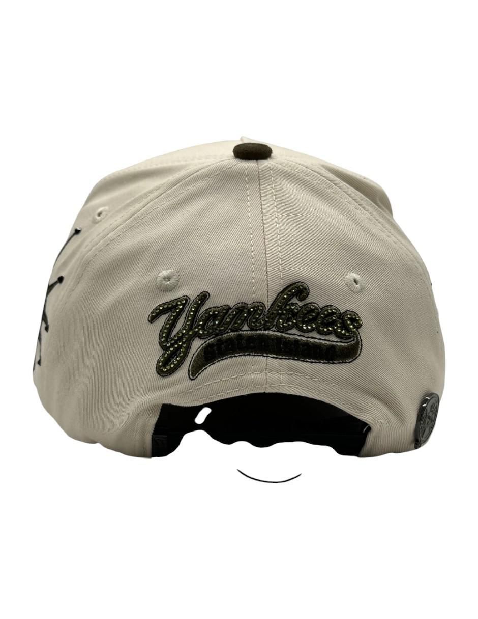 Gorra visera curva snapback casual Big Boss Green Tan para hombre