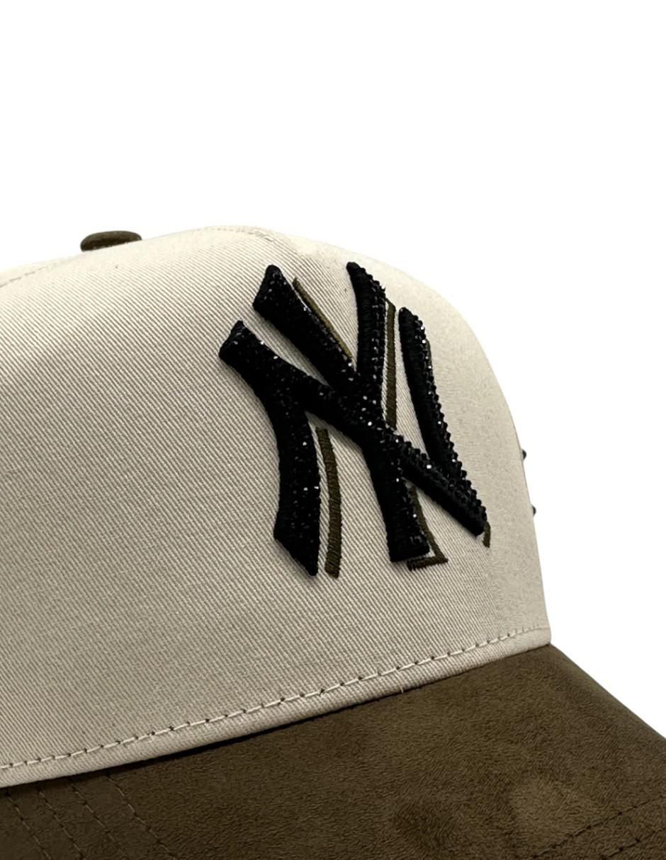 Gorra visera curva snapback casual Big Boss Green Tan para hombre