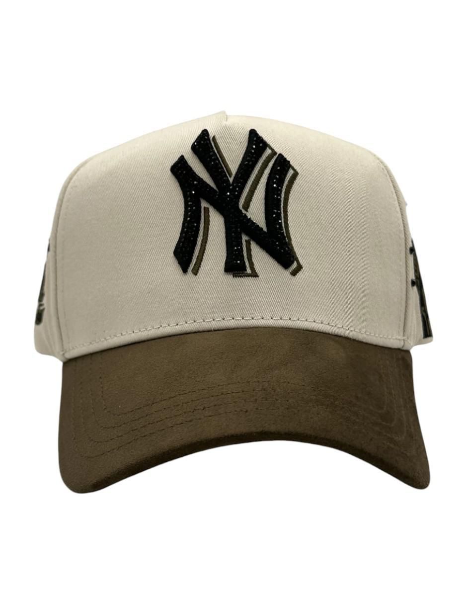 Gorra visera curva snapback casual Big Boss Green Tan para hombre