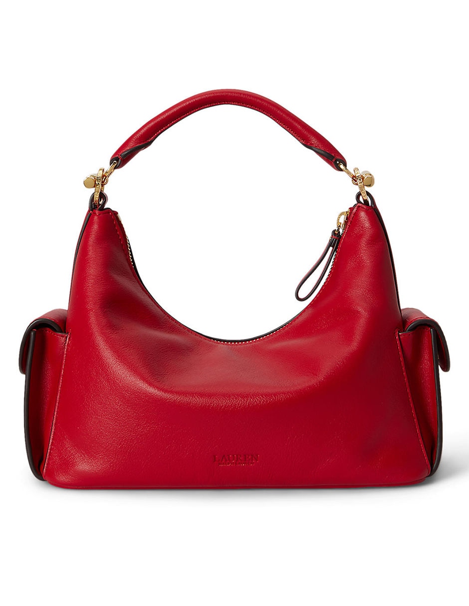 Bolsa shoulder Lauren Ralph Lauren Blaike de piel para mujer