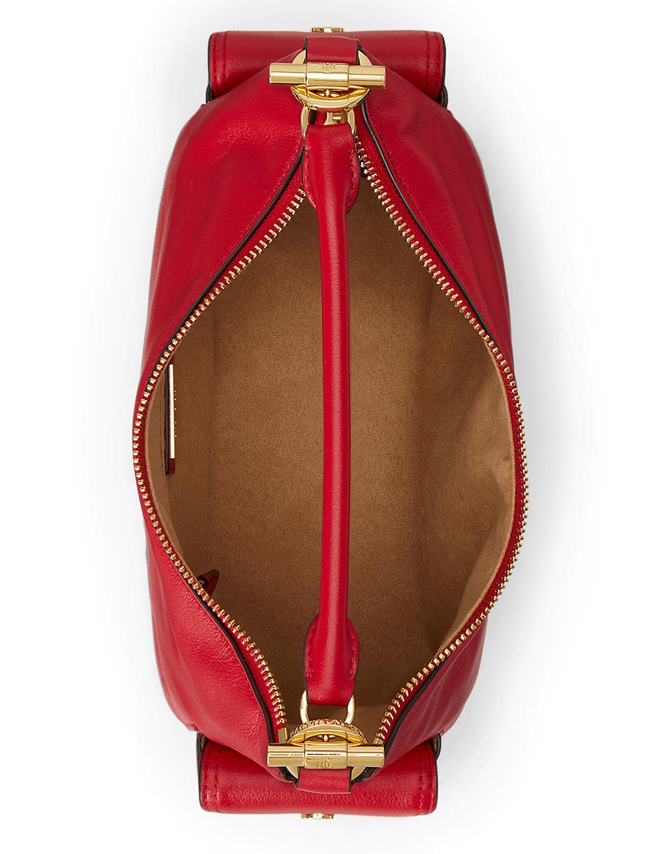 Bolsa shoulder Lauren Ralph Lauren Blaike de piel para mujer