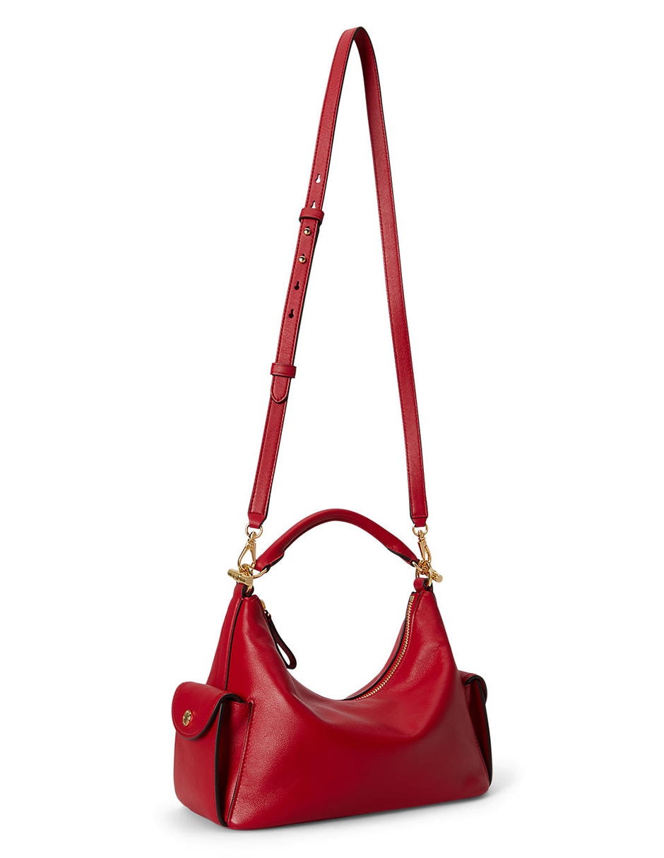 Bolsa shoulder Lauren Ralph Lauren Blaike de piel para mujer