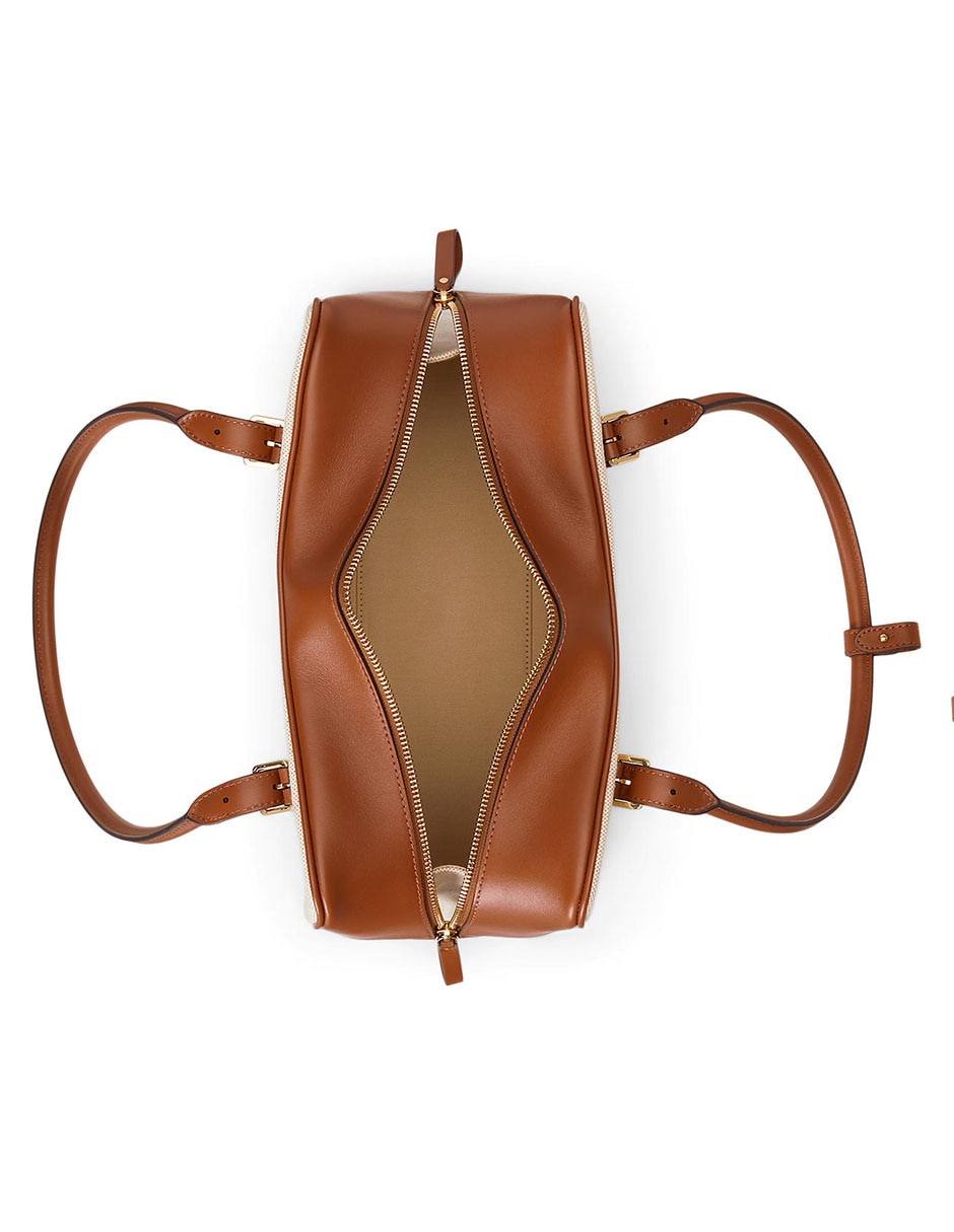 Bolsa satchel Lauren Ralph Lauren para mujer