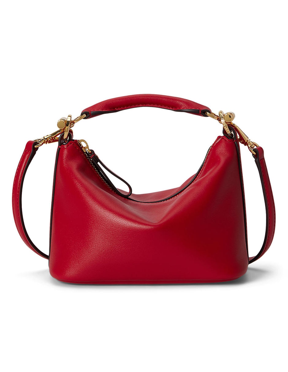 Bolsa shoulder Lauren Ralph Lauren de piel para mujer
