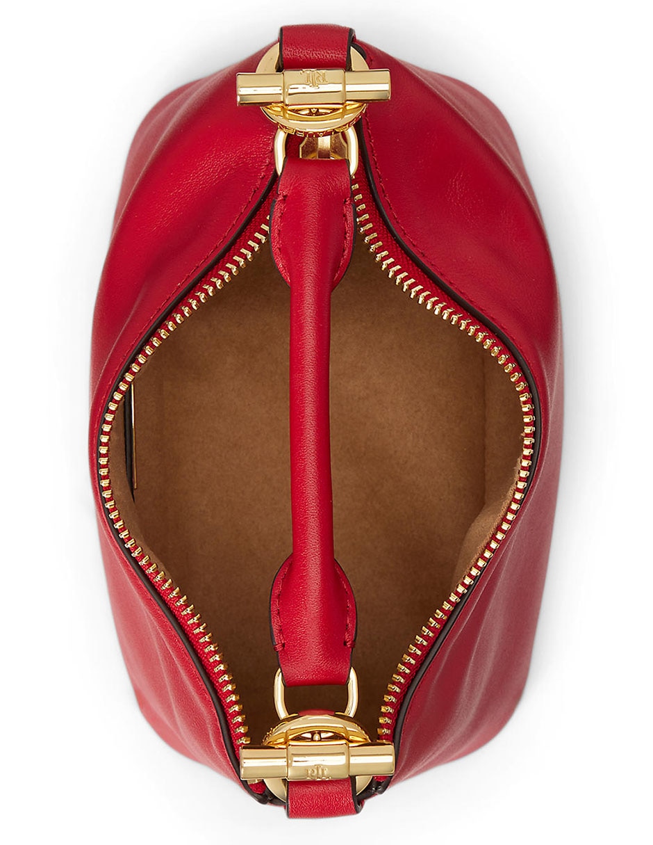 Bolsa shoulder Lauren Ralph Lauren de piel para mujer