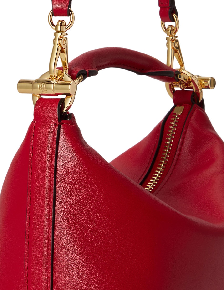 Bolsa shoulder Lauren Ralph Lauren de piel para mujer