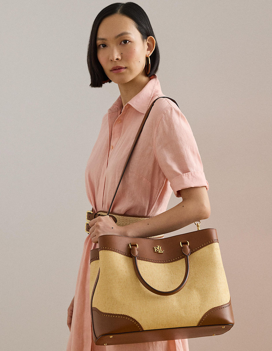 Bolsa satchel Lauren Ralph Lauren Marcy para mujer