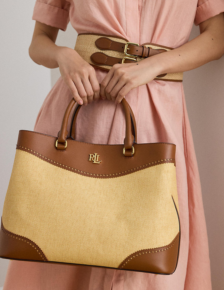 Bolsa satchel Lauren Ralph Lauren Marcy para mujer