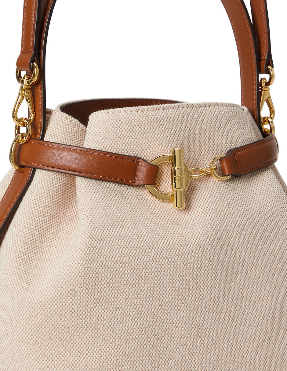 Bolsa bucket Lauren Ralph Lauren para mujer