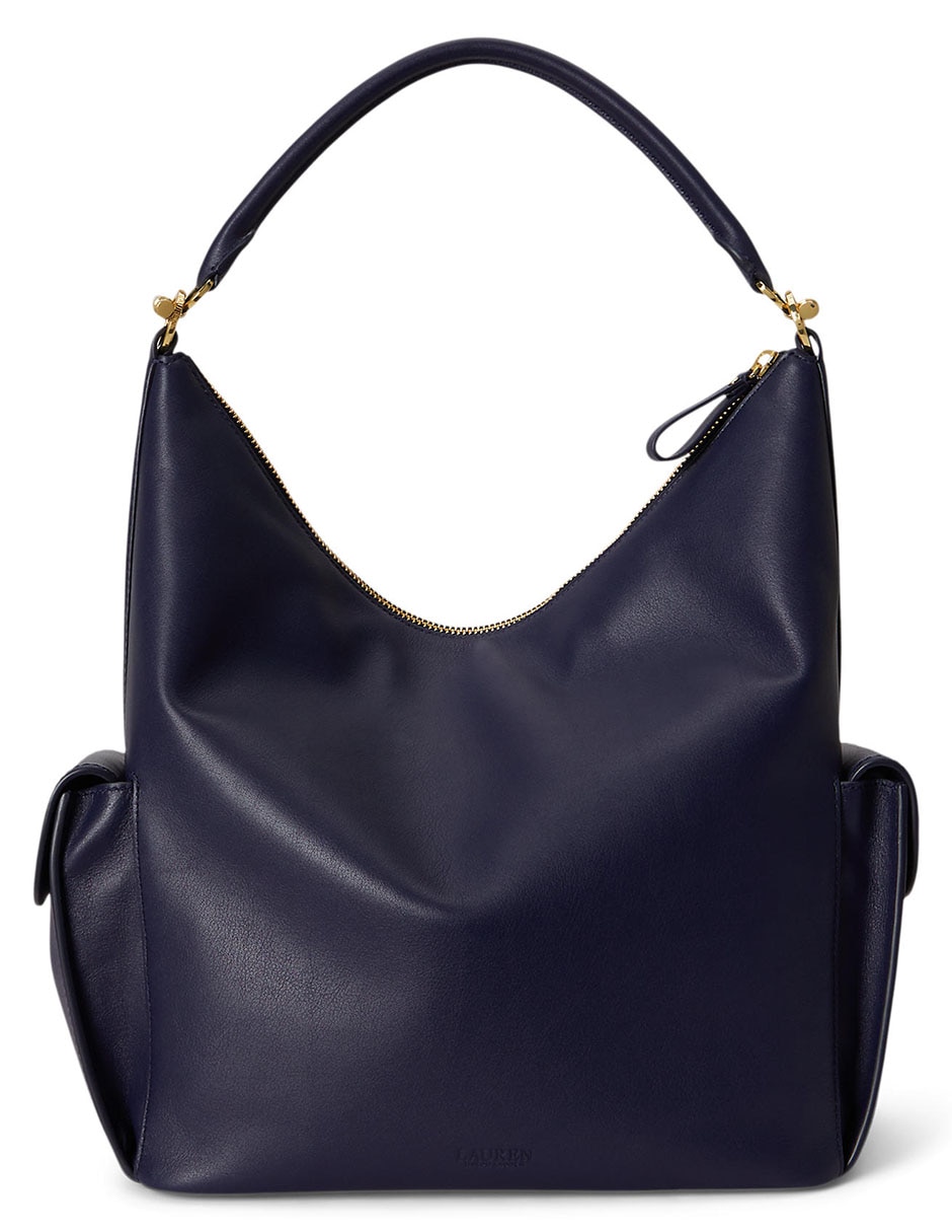 Bolsa shoulder Lauren Ralph Lauren de piel para mujer