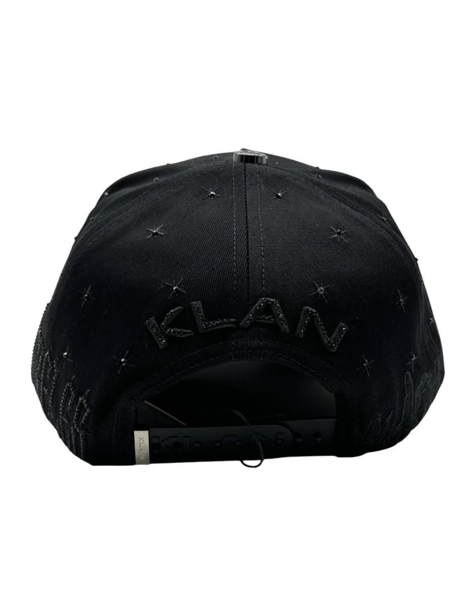 Gorra visera curva snapback casual Big Boss La Flame Black Klan para hombre