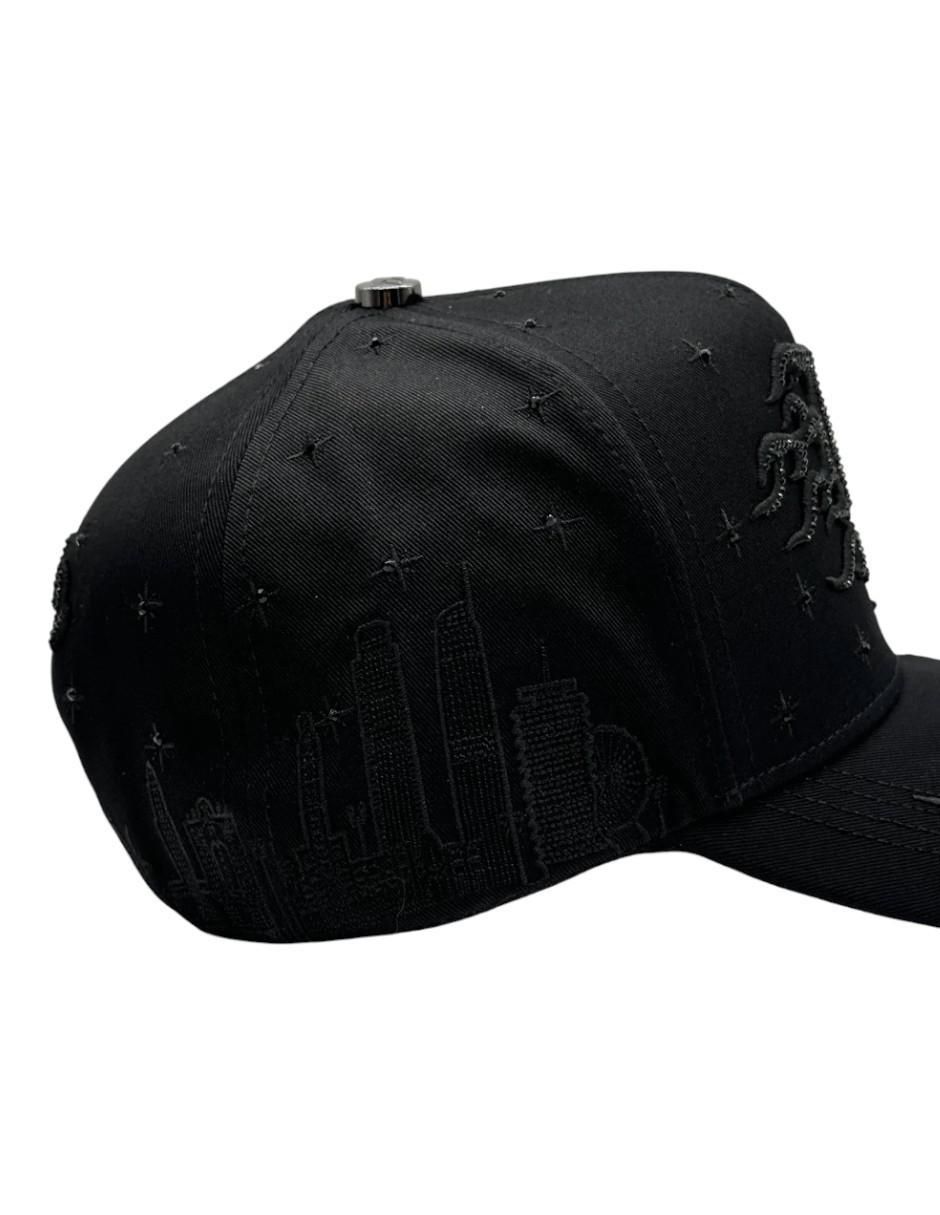 Gorra visera curva snapback casual Big Boss La Flame Black Klan para hombre