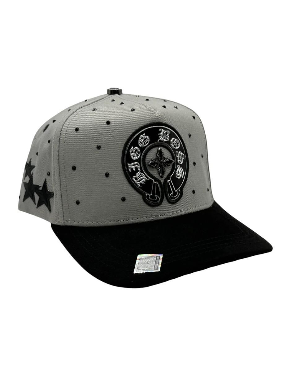 Gorra visera curva snapback casual Big Boss Deluxe Gray para hombre