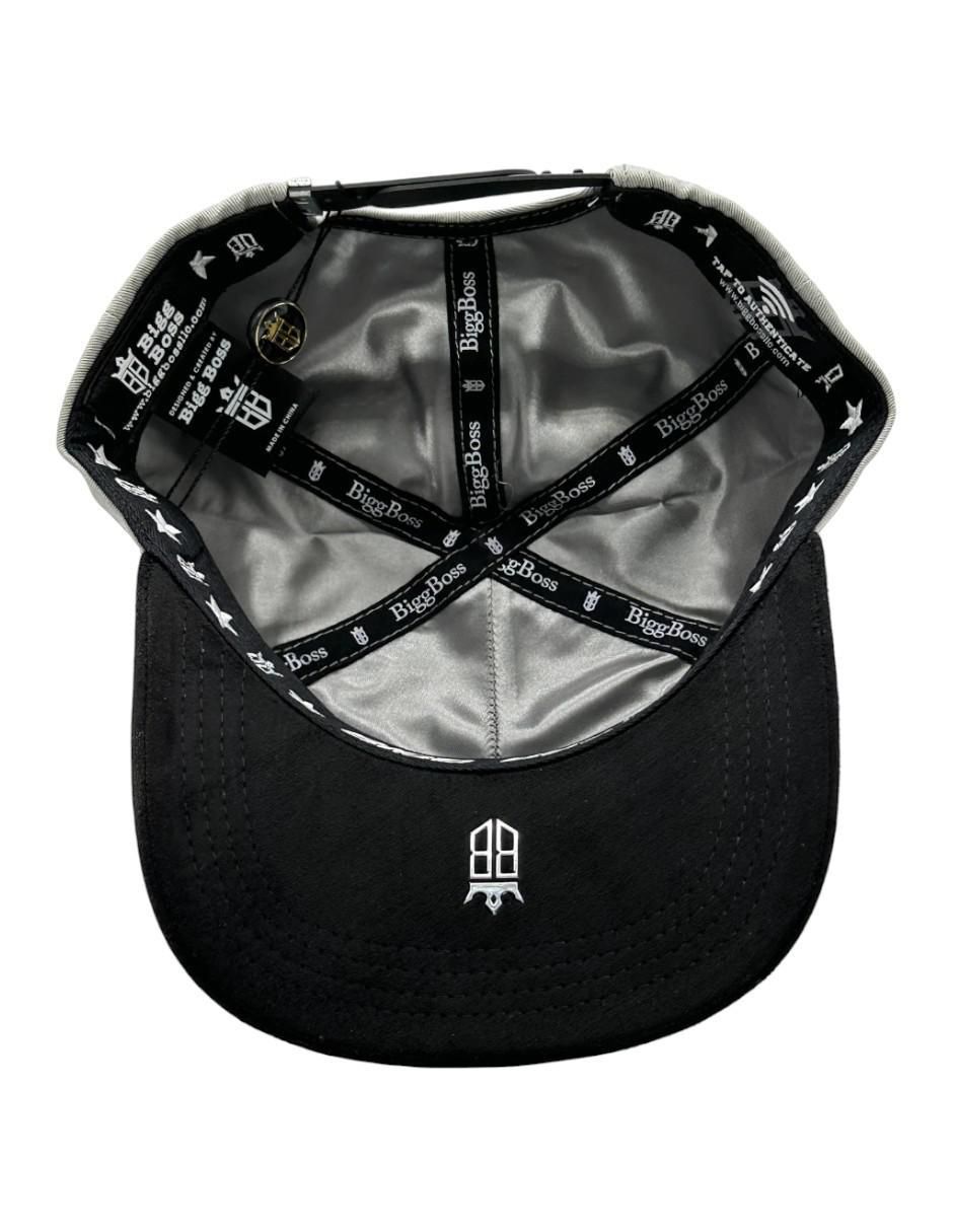 Gorra visera curva snapback casual Big Boss Deluxe Gray para hombre