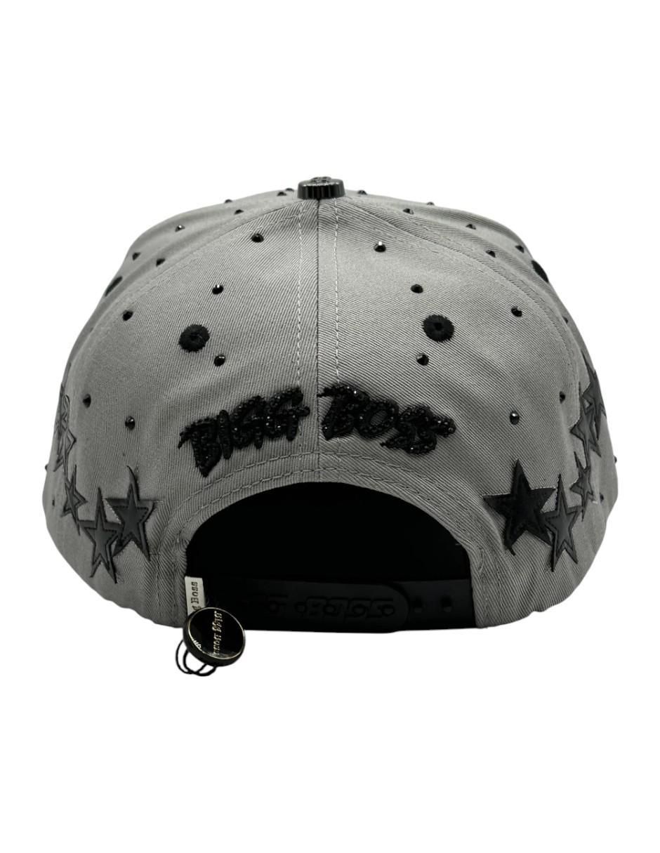 Gorra visera curva snapback casual Big Boss Deluxe Gray para hombre
