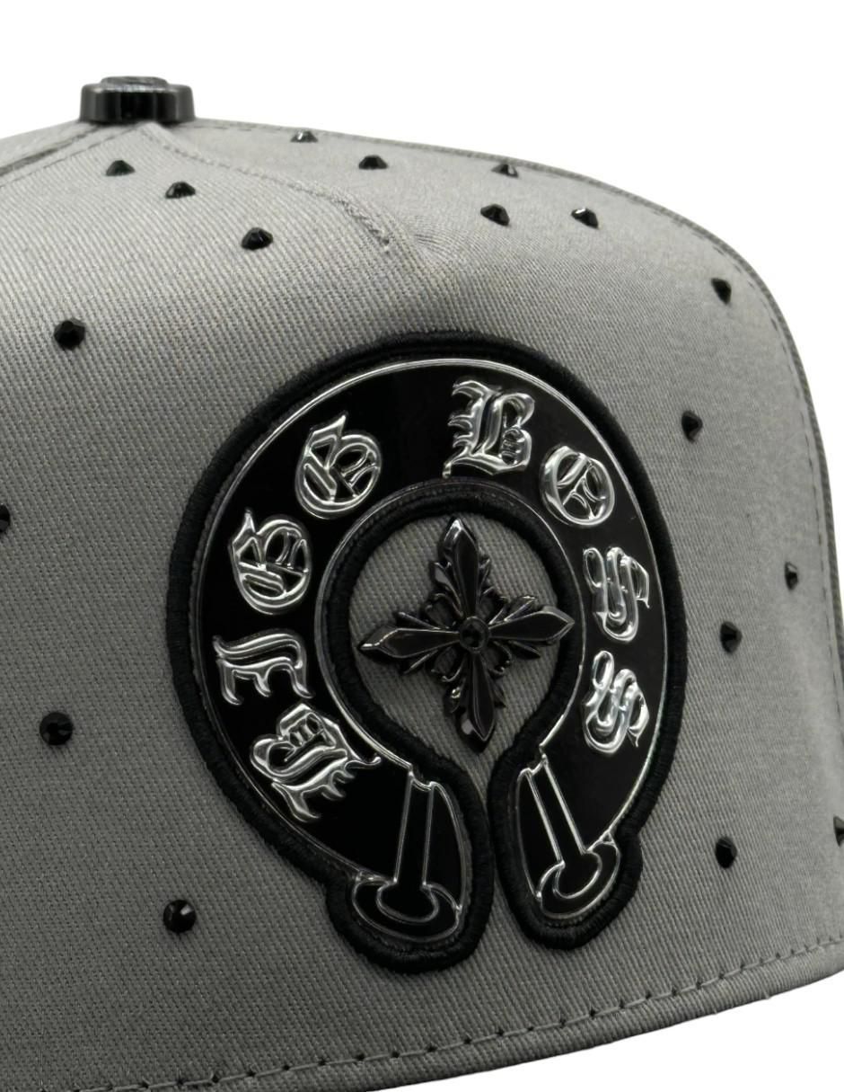 Gorra visera curva snapback casual Big Boss Deluxe Gray para hombre