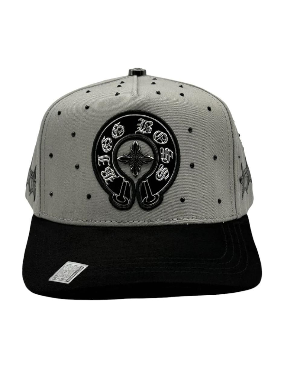 Gorra visera curva snapback casual Big Boss Deluxe Gray para hombre
