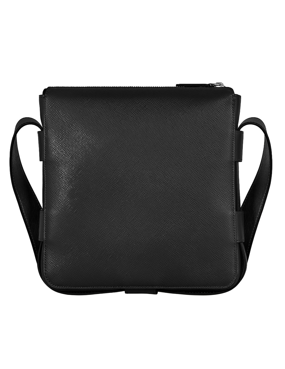 Bolsa messenger de piel unisex