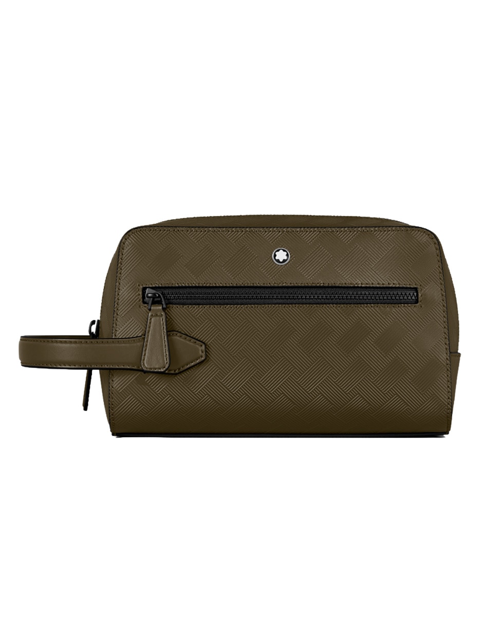 Bolsa neceser de piel para hombre