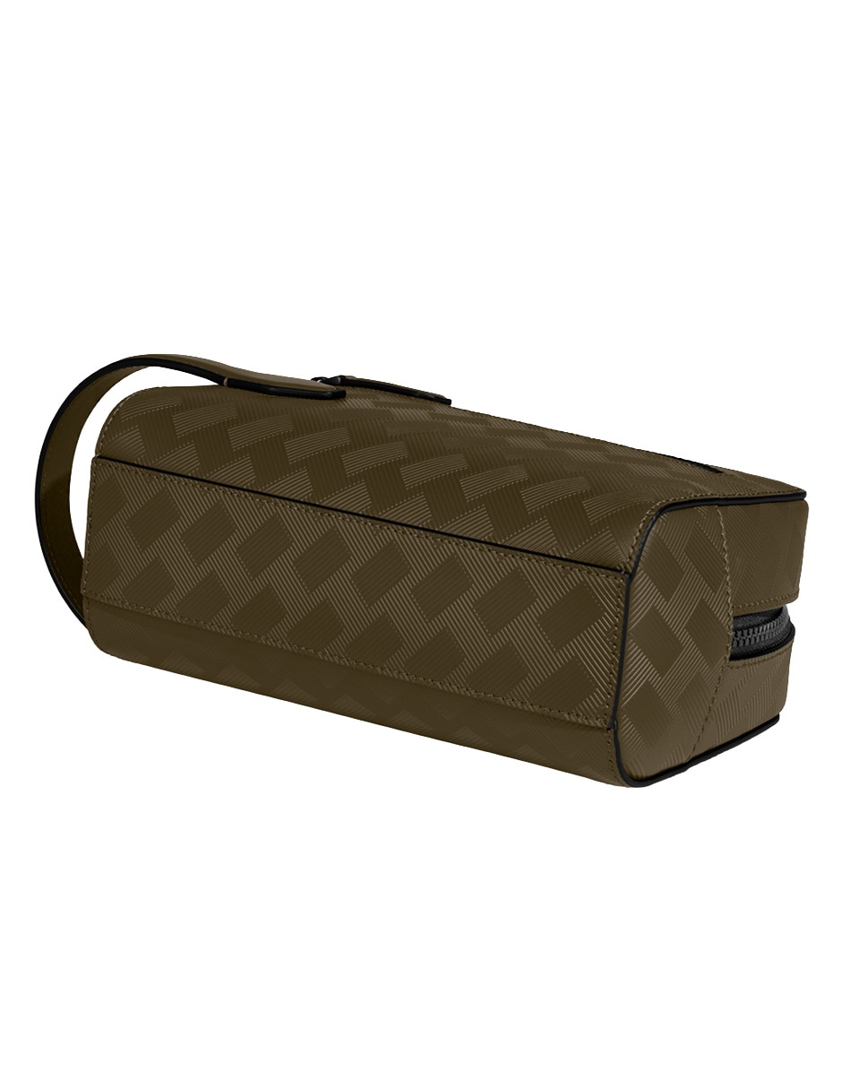 Bolsa neceser de piel para hombre
