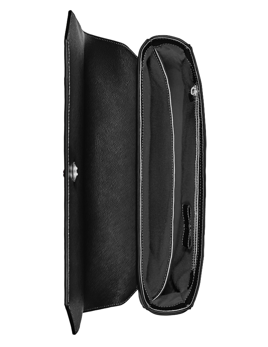 Bolsa clutch de piel unisex
