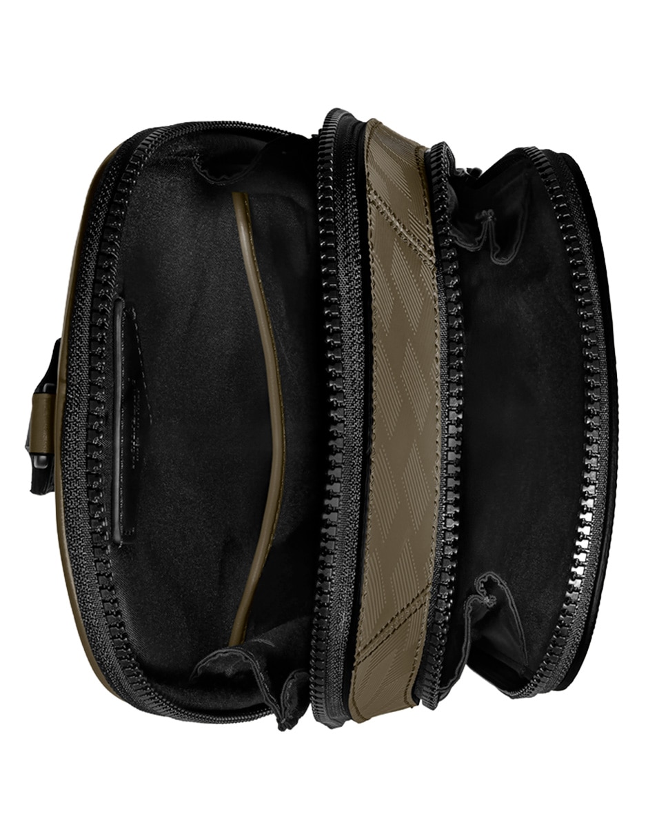 Bolsa bandolera de piel unisex