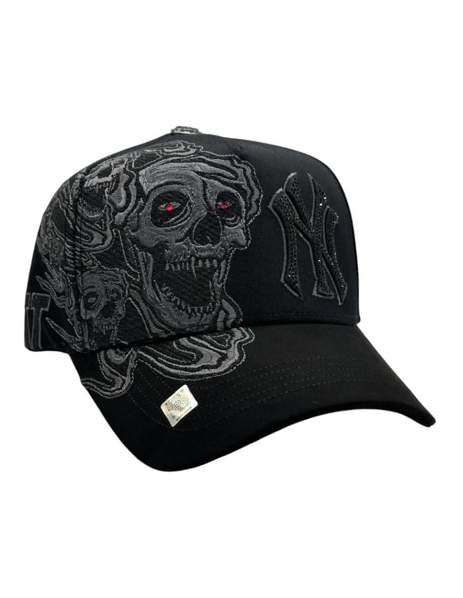 Gorra visera curva snapback casual Calaveras Black para hombre Gorra visera curva snapback casual Calaveras Black para hombre