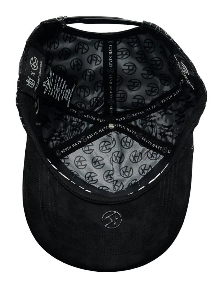 Gorra visera curva snapback casual Calaveras Black para hombre 5