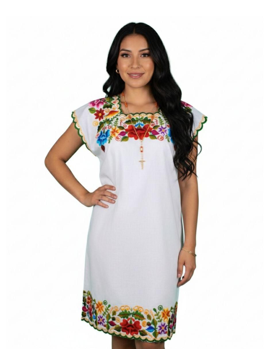 Vestido a la rodilla casual para mujer