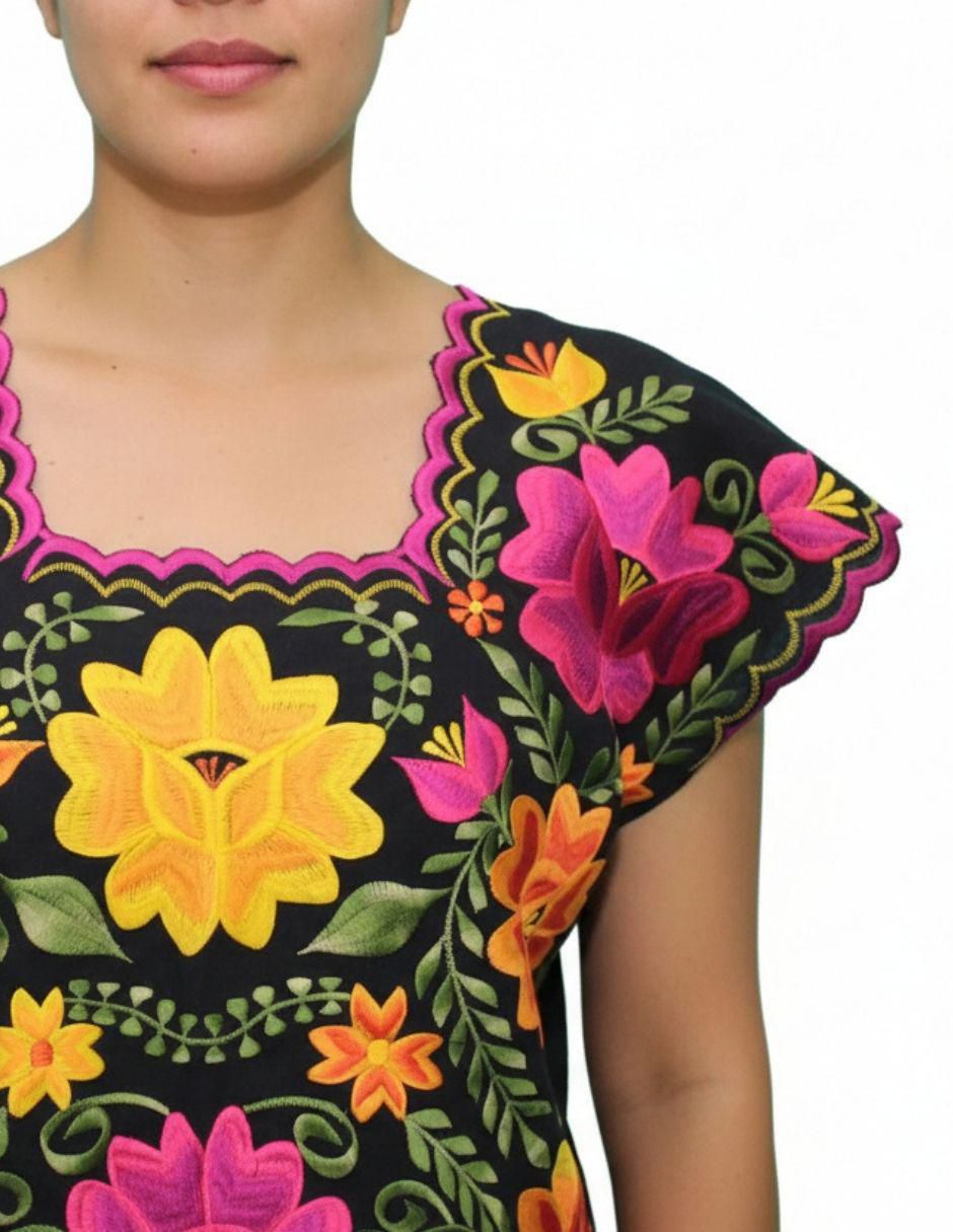 Blusa manga corta para mujer 4