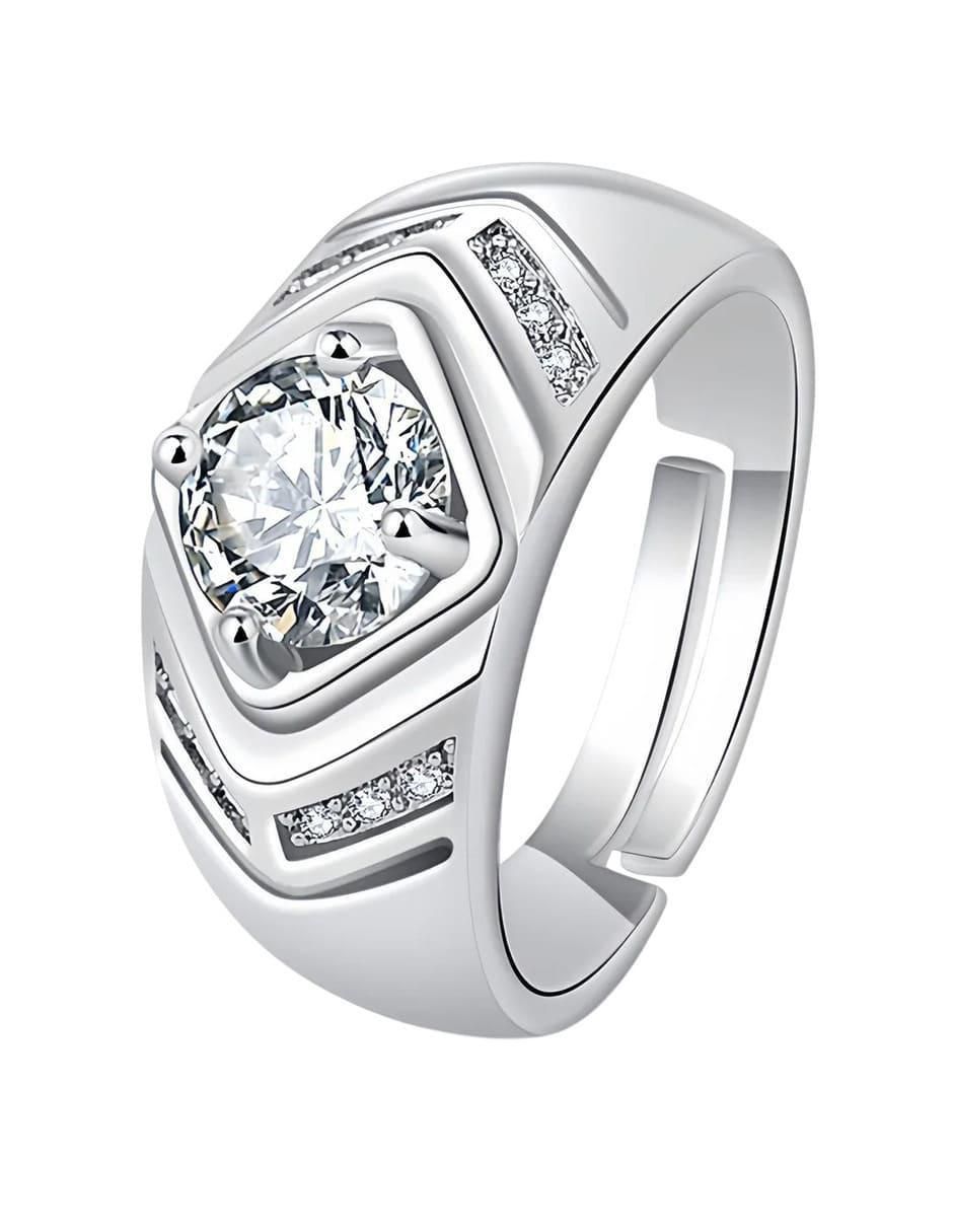 Anillo belug circonita