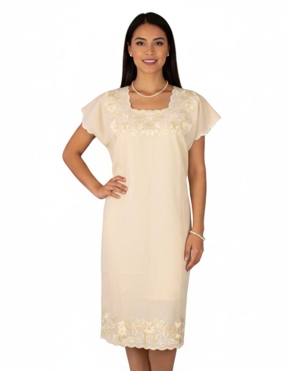 Vestido a la rodilla casual para mujer