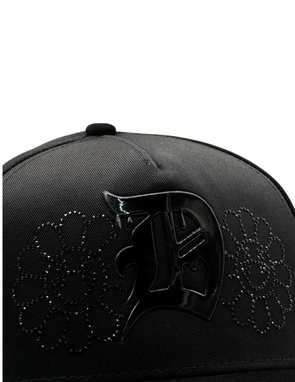 Gorra visera curva snapback casual Genesis Black para hombre
