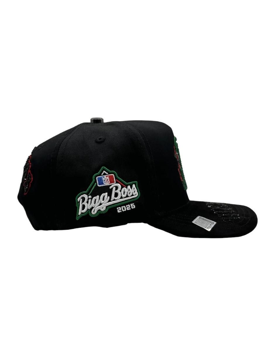 Gorra visera curva snapback casual México Rosas para hombre 2