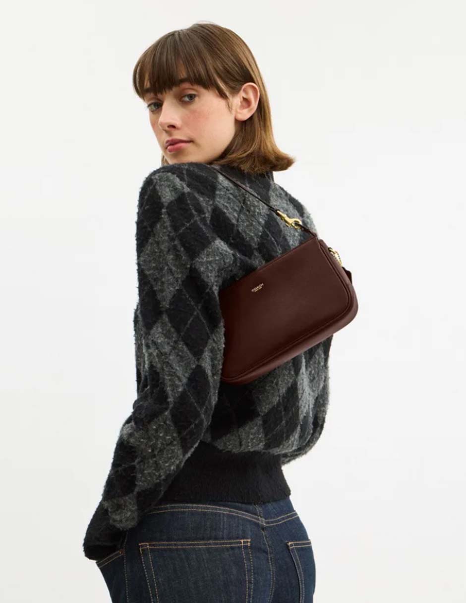 Bolsa shoulder de piel para mujer 4