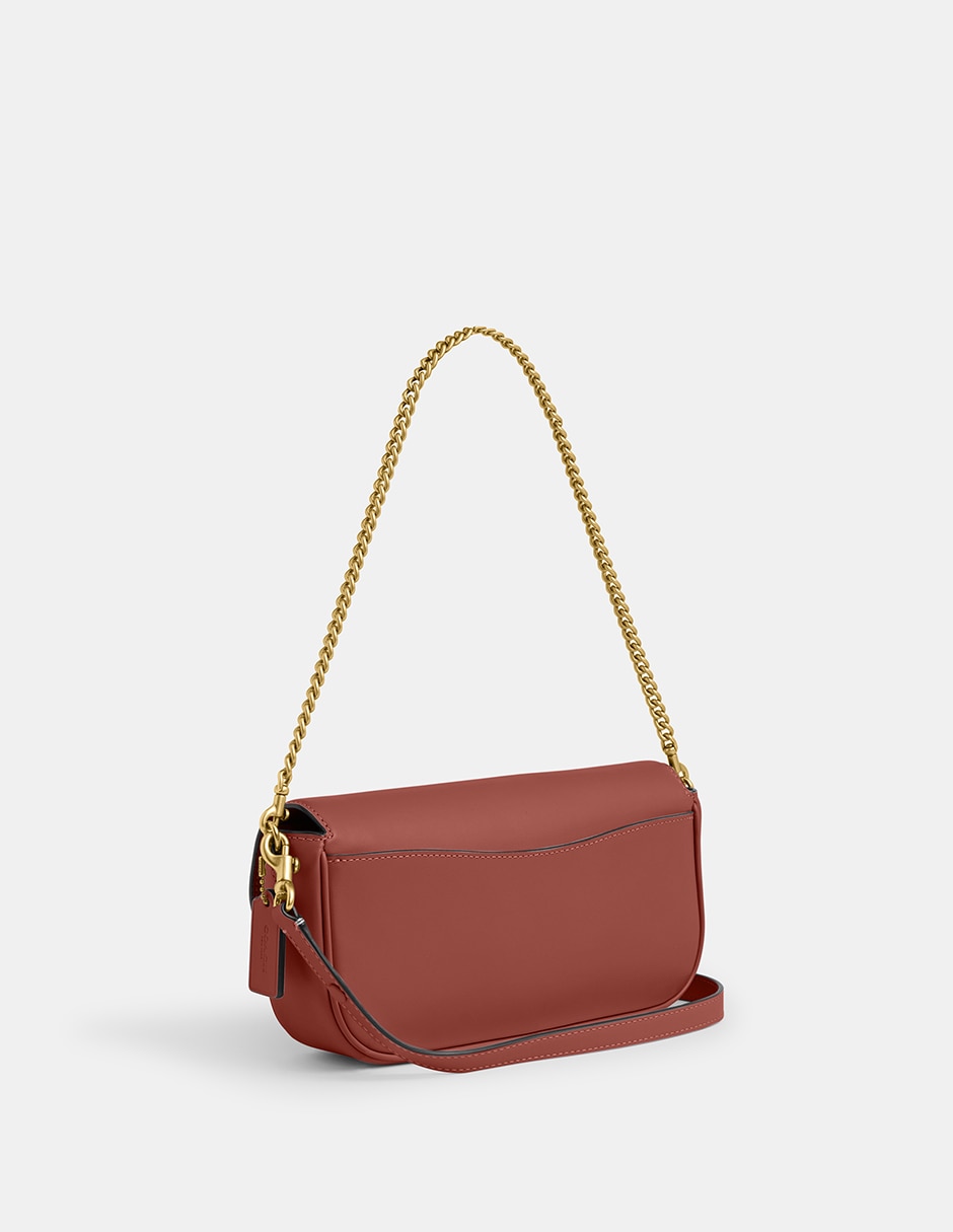 Bolsa shoulder brook flap chain de piel mujer 2