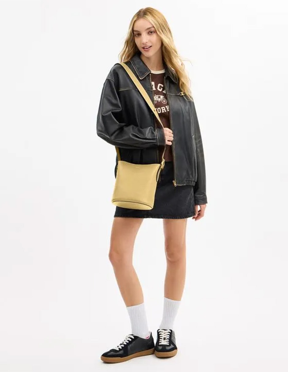 Bolsa shoulder de piel para mujer