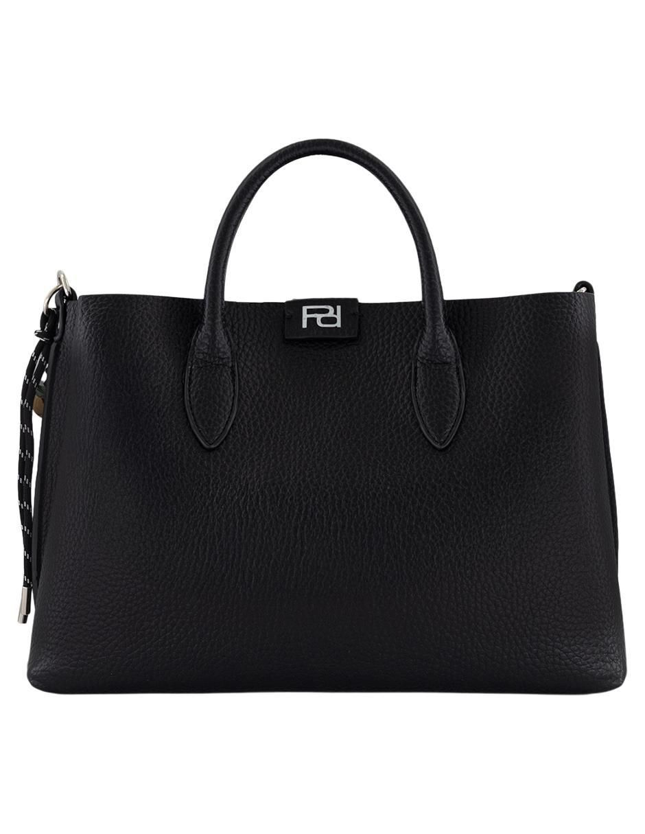Bolsa satchel de piel para mujer