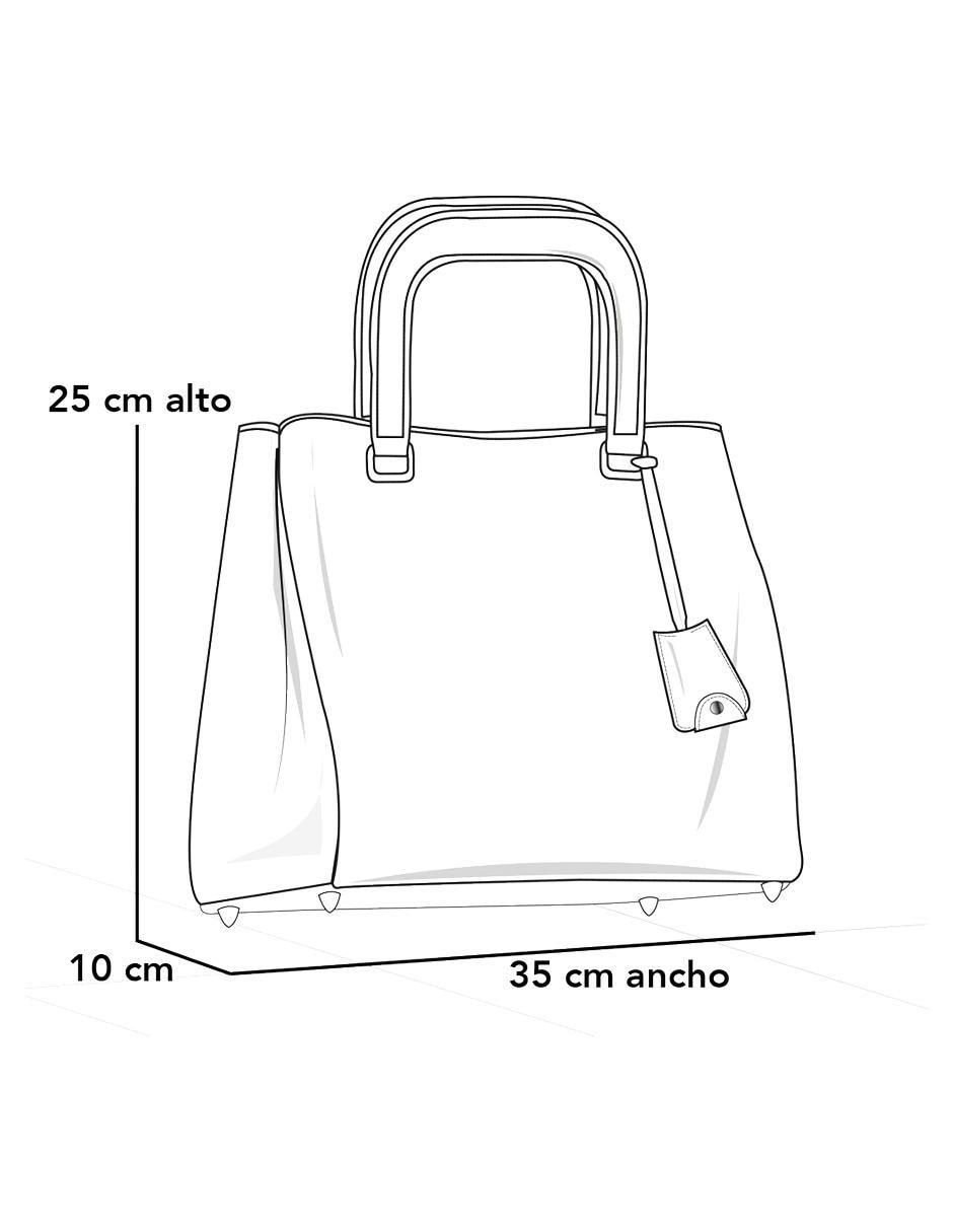 Bolsa satchel de piel para mujer 6