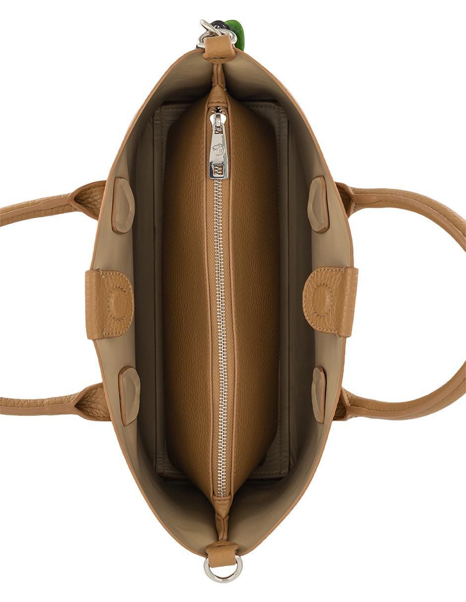 Bolsa satchel de piel para mujer 4