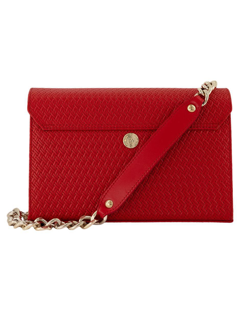 Bolsa clutch Prada de piel para mujer