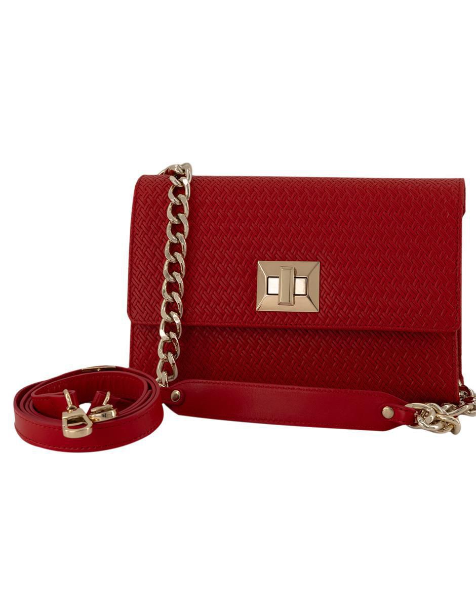 Bolsa clutch Prada de piel para mujer