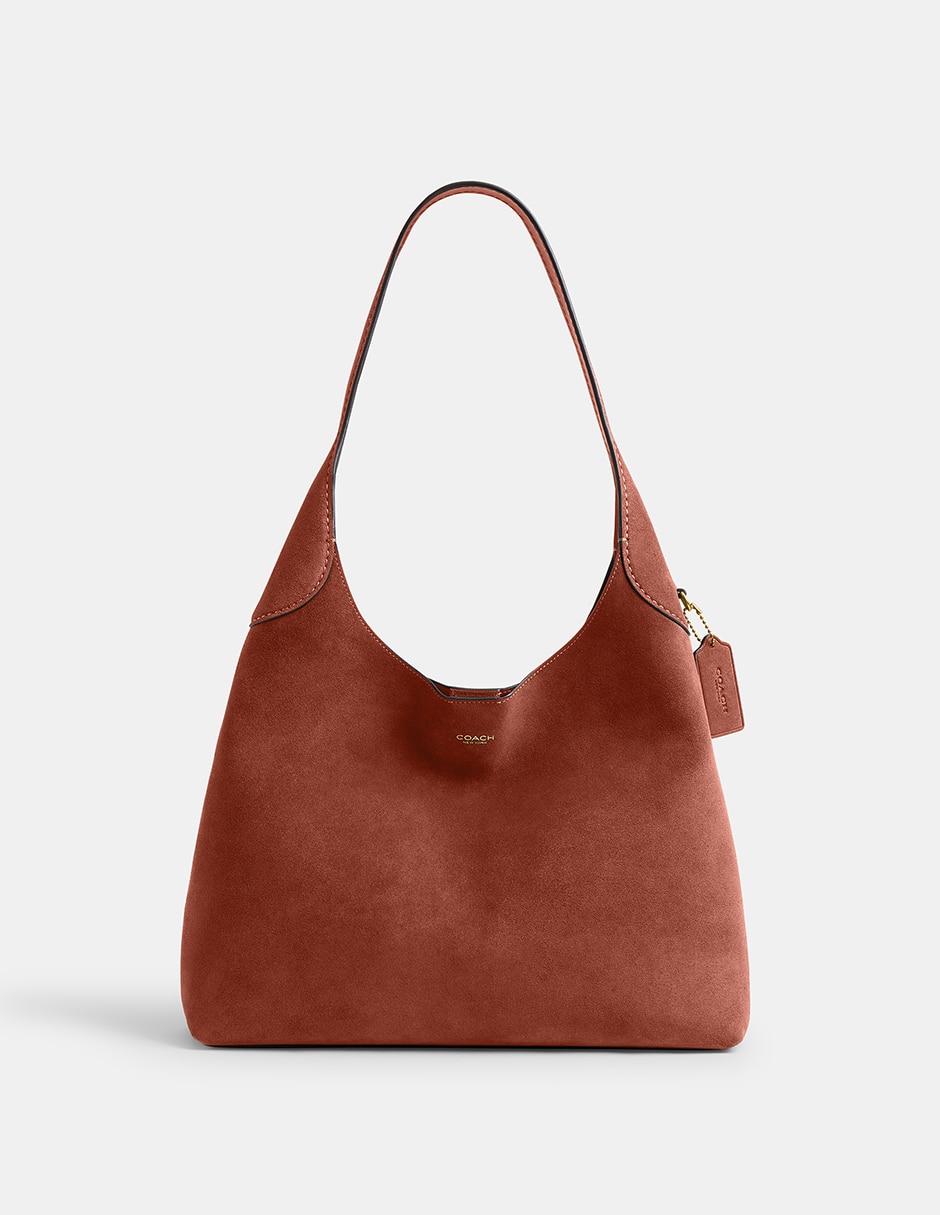 Bolsa shoulder brooklyn 34 de suede para mujer