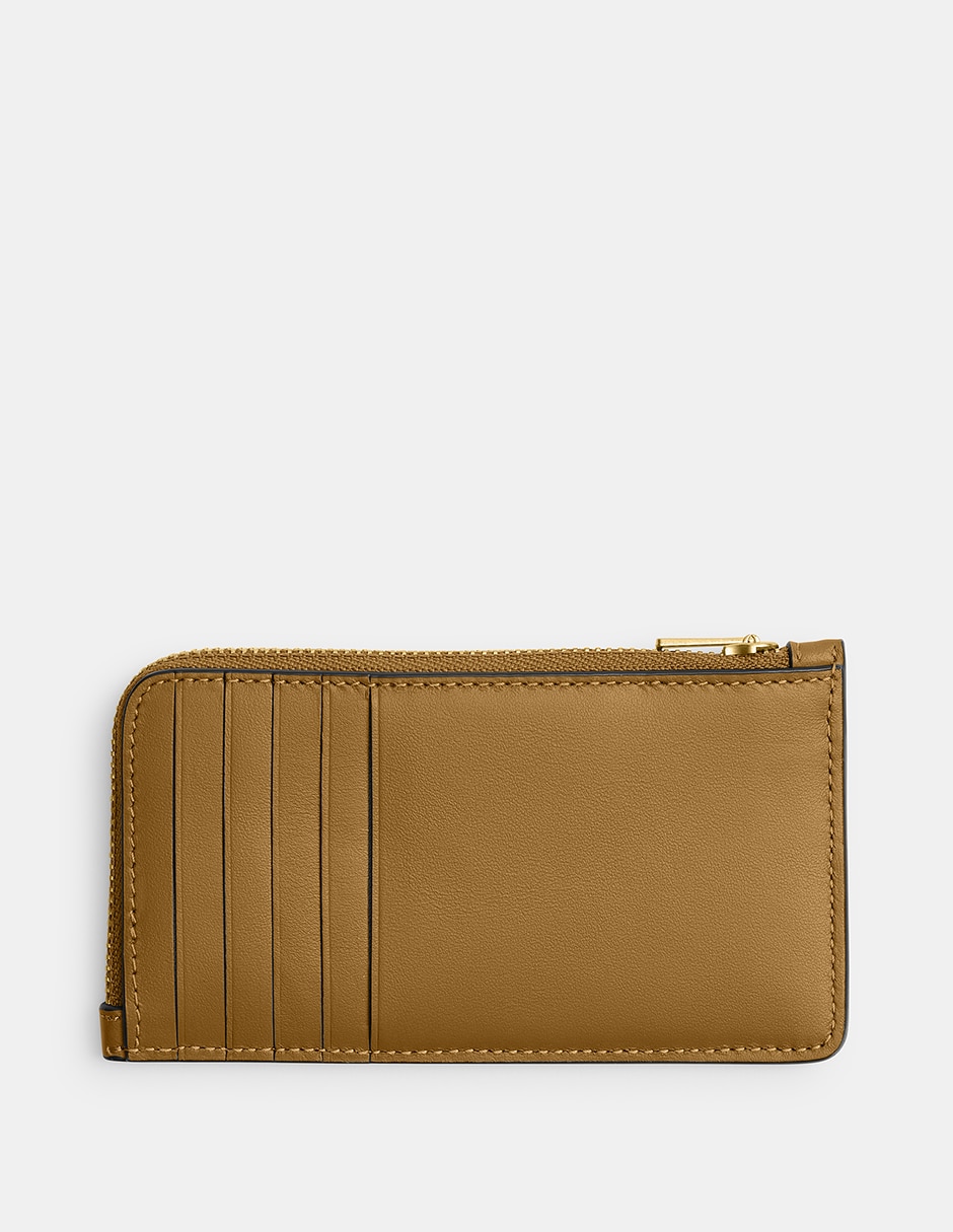 Tarjetero piel new york zip para mujer 2