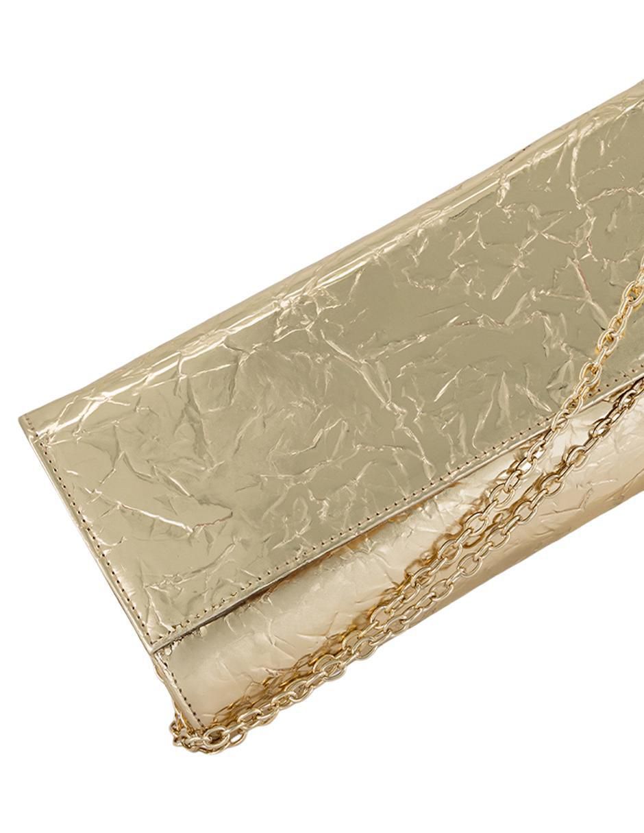 Bolsa clutch de piel para mujer
